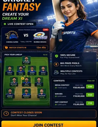 S9bet (s 9 bet) fantasy cricket & matchday visual 3